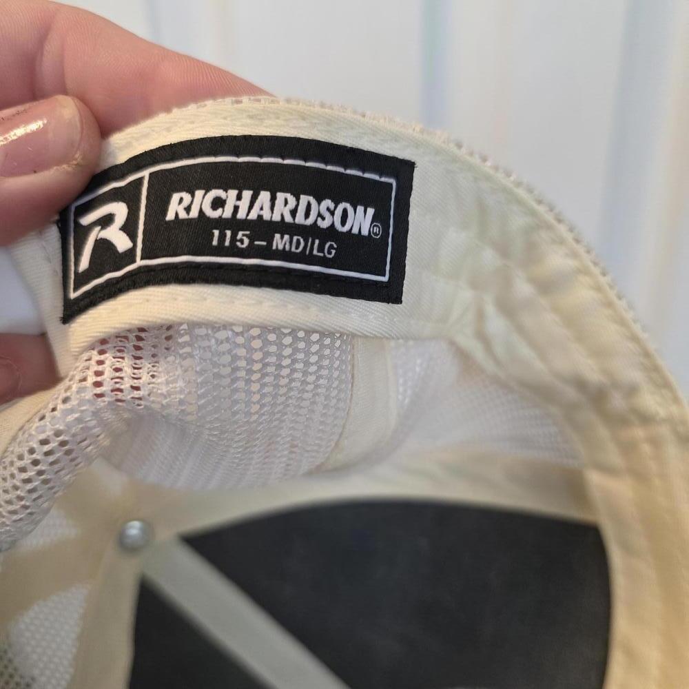 Richardson 115 Dutton Bits The Bit Makers Baseball Cap Blue/White - Picture 5 of 5